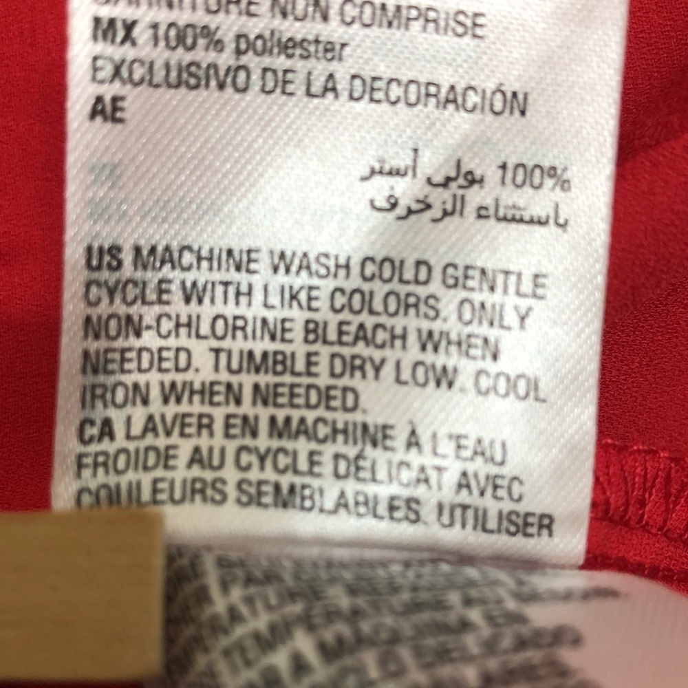 I.N.C. Intimates Red Lace Trim Robe - Picture 10 of 11